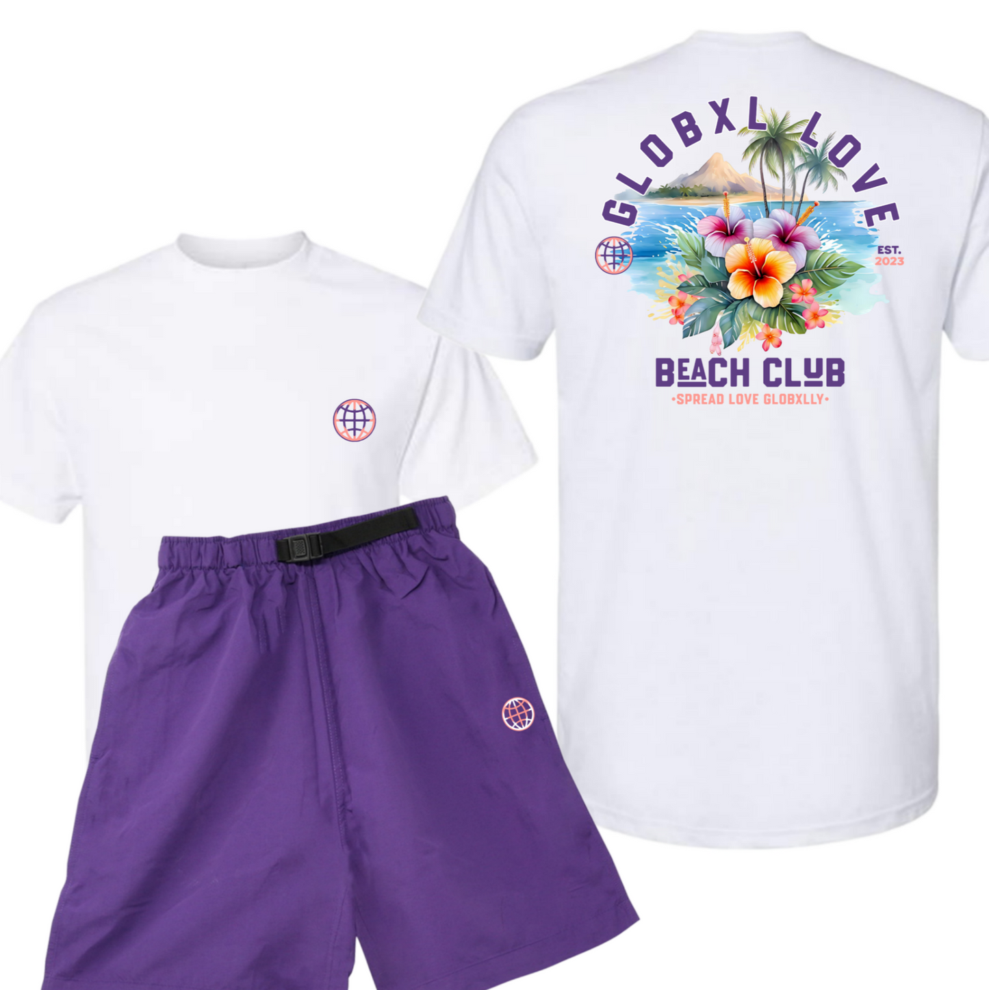 BEACH CLUB SHORT SET